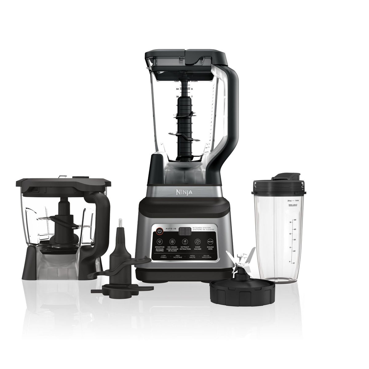 Ninja, 3-In-1 Food Processor Kitchen System, 1200W