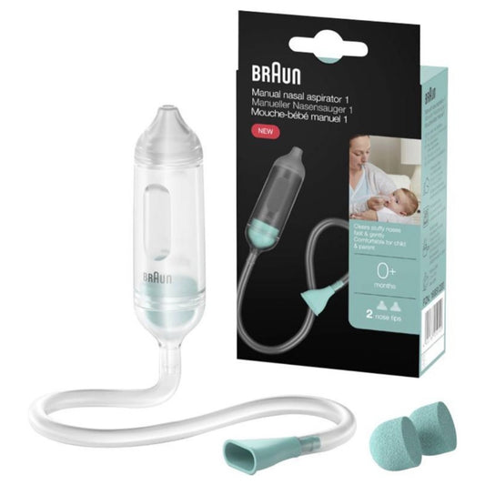 Braun, Baby Nasal Aspirator Manual + 2 Tips
