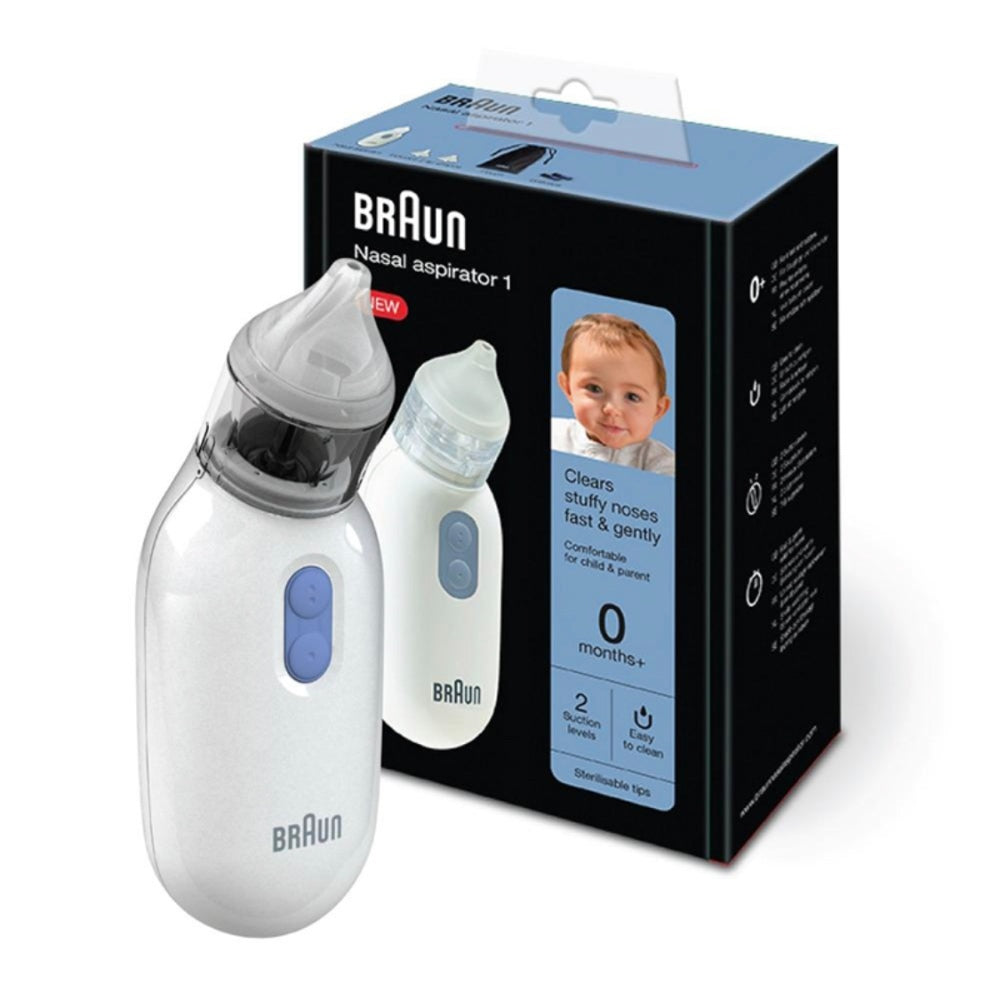 Braun, Baby Nasal Aspirator (0 Months +) 2 Suction Levels