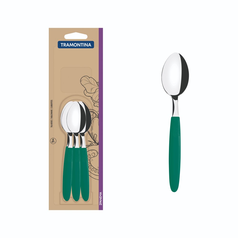 Tramontina, Ipanema Green 6Pcs Tea Spoon, BO-23367622