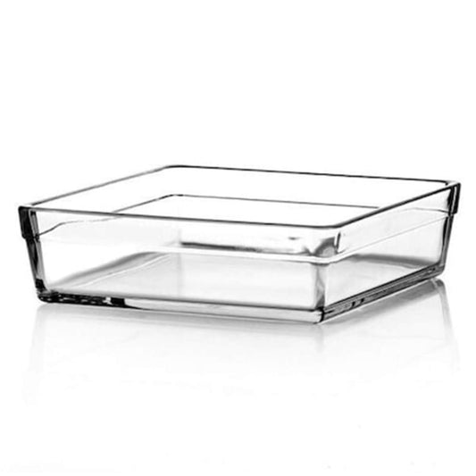 Borcam, Tempered Glass Square Tray Premium, 2400ml