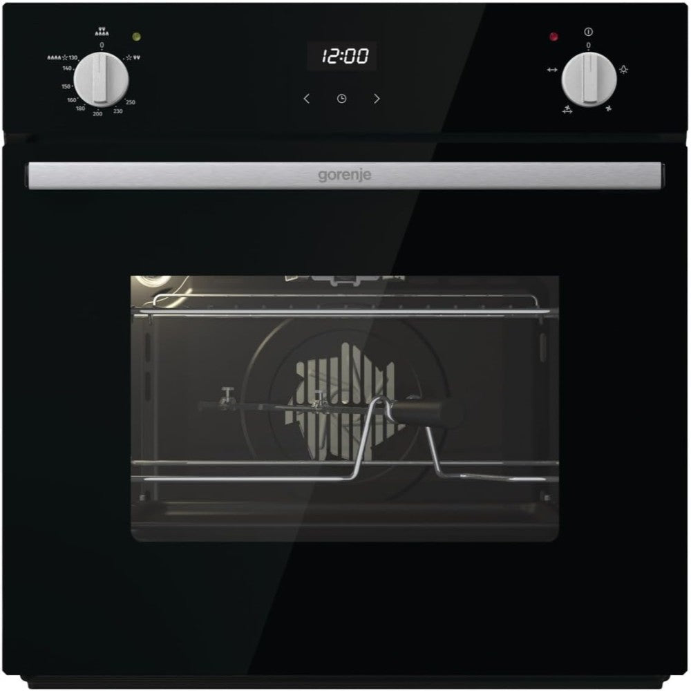 Gorenje, Oven Gas 60 Cm Convection Black