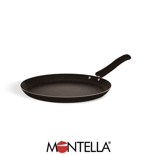Montella, Vivo 26 Cm Granite Crepe Pan Black