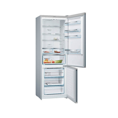 Bosch Fridge Serie 4, Free Standing Fridge-Bottom Freezer Stainless Steel - [203x70cm], BOS-KGN49XL30U