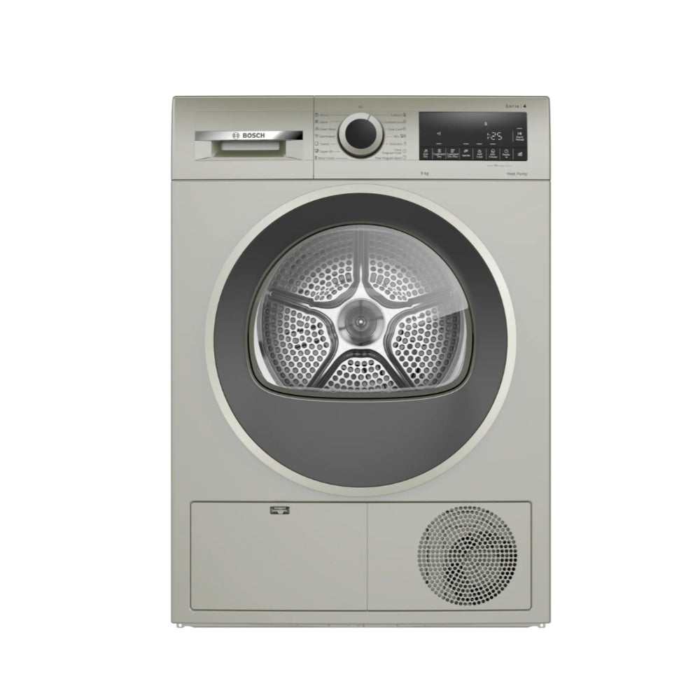 Bosch Dryer Series 4 Heat Pump 9Kg [Silver], BOS-WQG1420XME