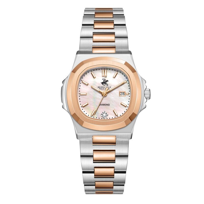 BEVERLY HILLS POLO CLUB silver:rose-gold | WT000484