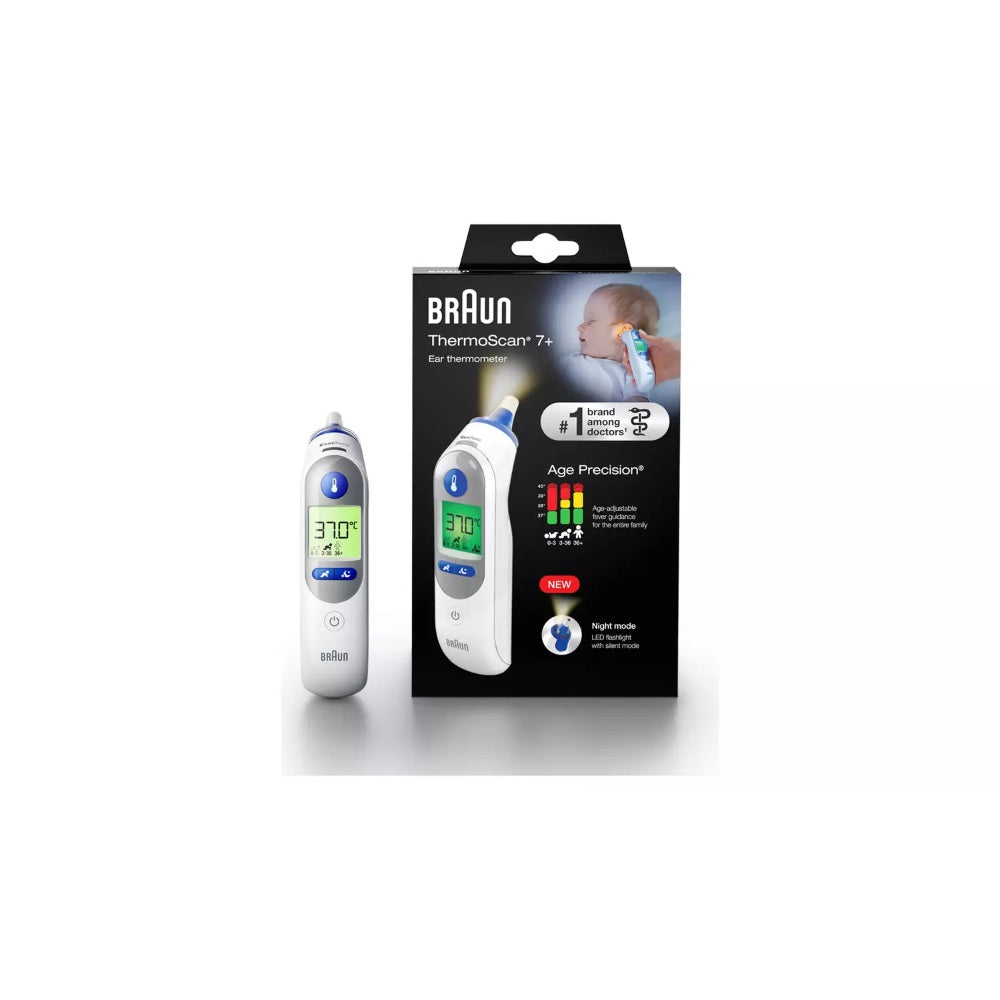 Braun, Thermoscan 7+ With Age Precision And Night Mode, BRA-IRT6525