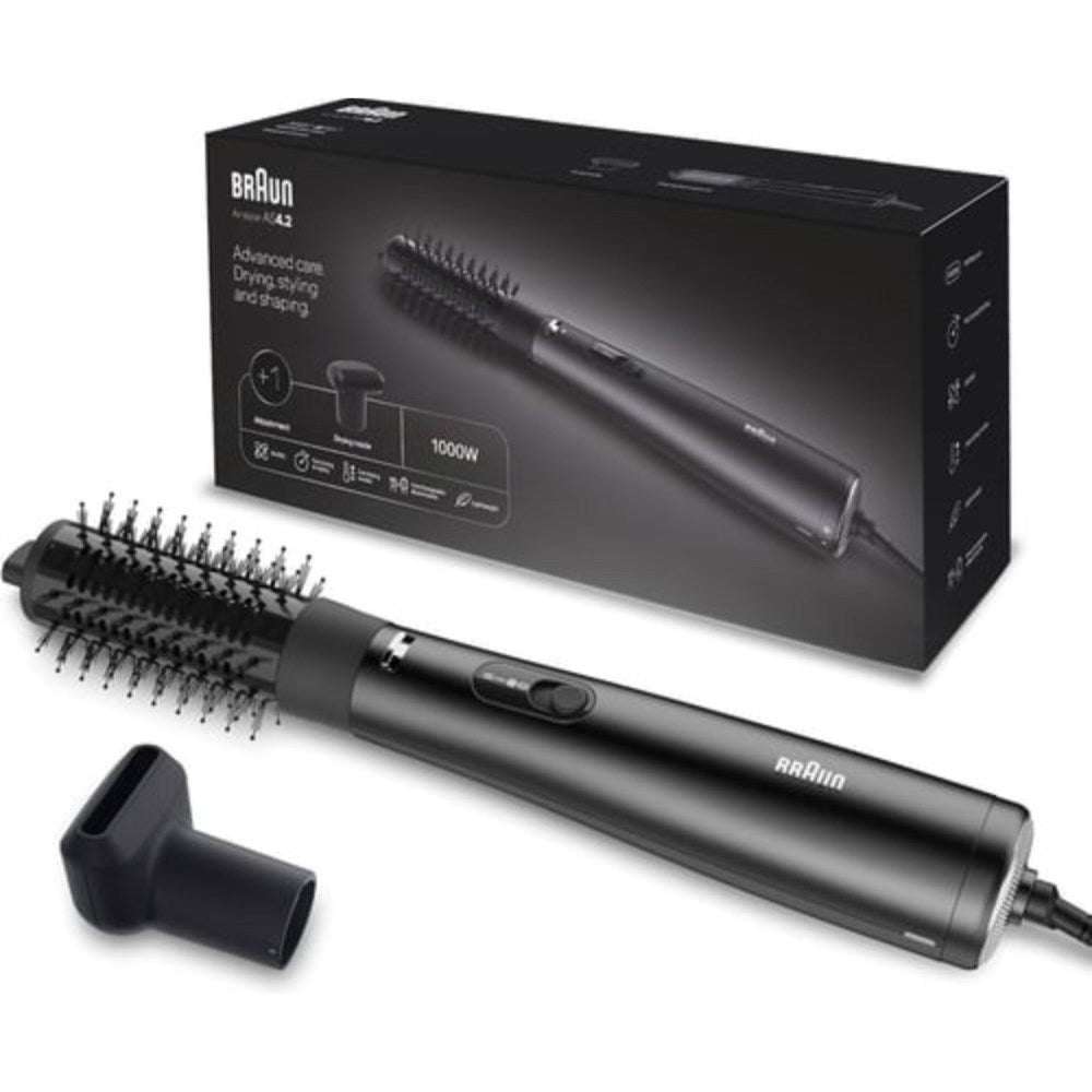 Braun, Air Styler 1000W Super Ionic, 3 Air Styling Modes, +  Drying Nozzle