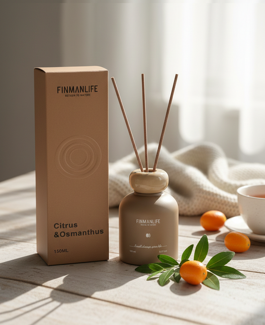 Finmanlife Citrus & Osmanthus Reed Diffuser - 150 mL, SK929BR