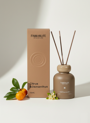 Finmanlife Citrus & Osmanthus Reed Diffuser - 150 mL, SK929BR
