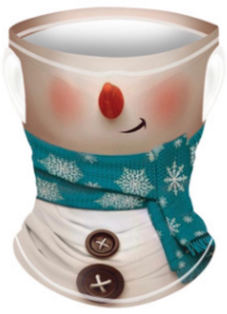 Smile Yalla, Multi Head Wear Scarf, Christmas Santa Scarf, Big