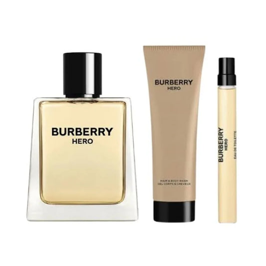 Burberry Hero Gift Set Eau de Toilette 100ml + 10ml + Shower Gel 75ml