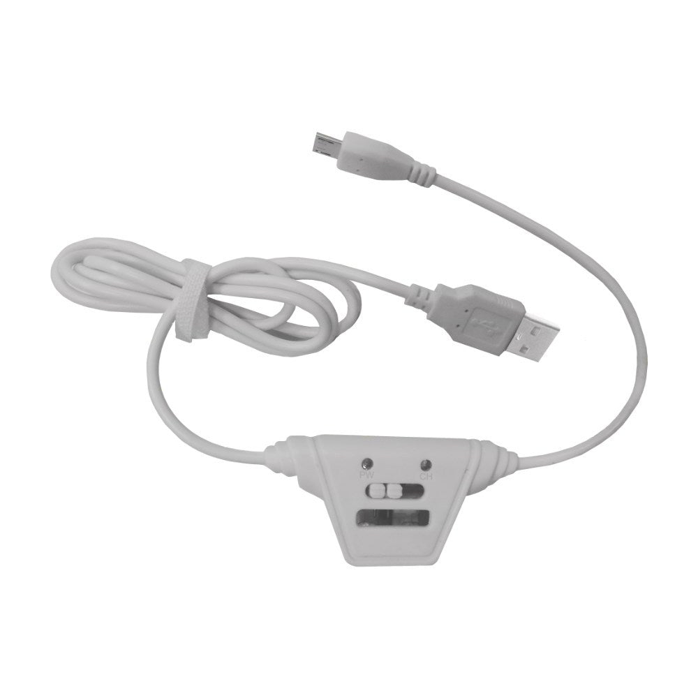 Mobile Charging Cable 2-In-1 Function Battery Charger Usb To Micro Usb 1 Meter White - C118C
