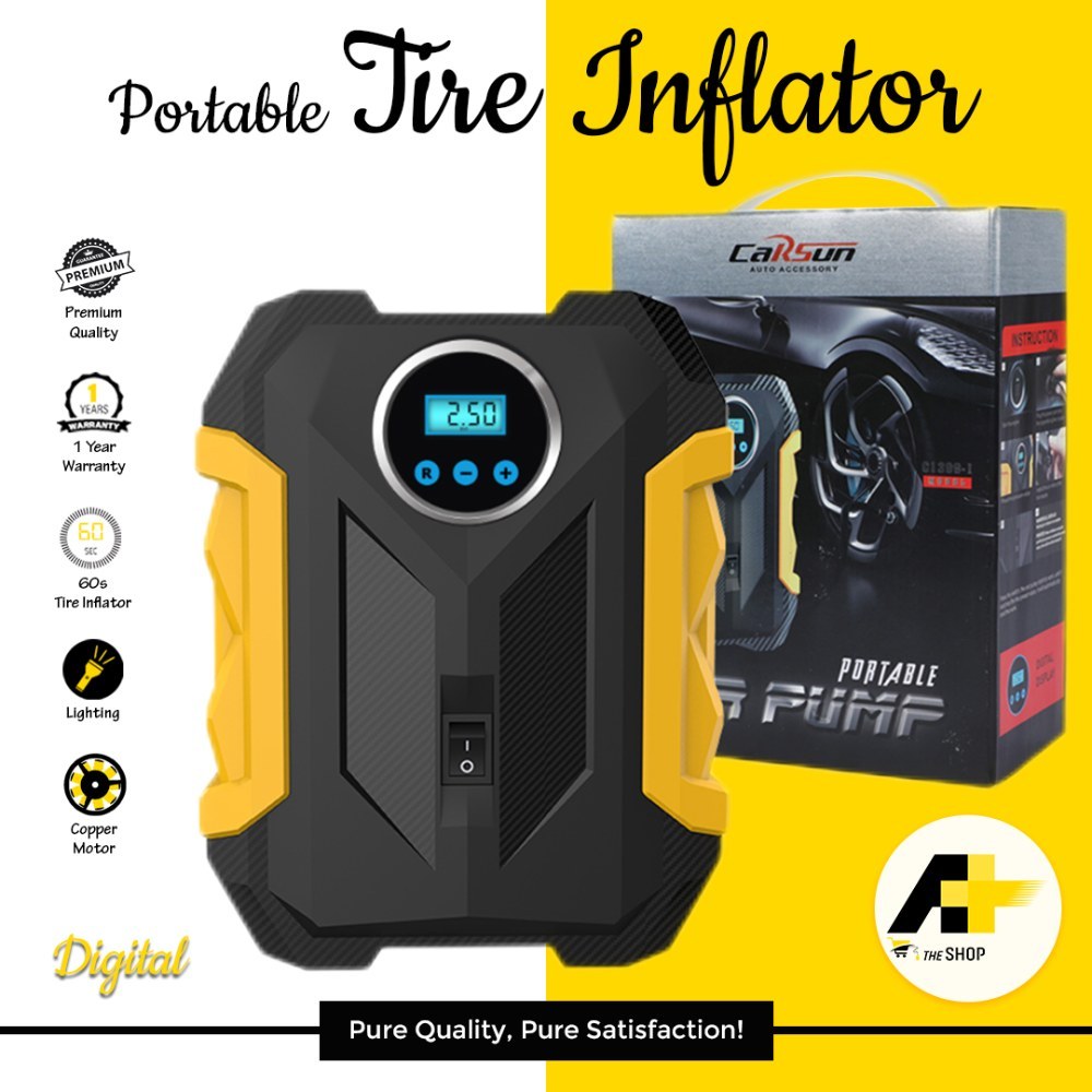 Carsun Digital Air Pump Compressor / Tire Inflator