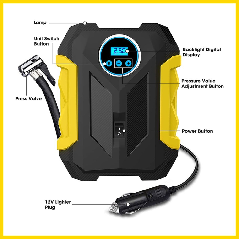 Carsun Digital Air Pump Compressor / Tire Inflator