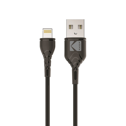 Kodak, Lighting Male to Male Cable 8 Pin to USB Pure Copper Terminals 1.5 Meter Black C29