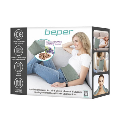 Beper Thermal Pillow [Heating Pad] With Cherry Pits And Lavender Scent, C302AAC003