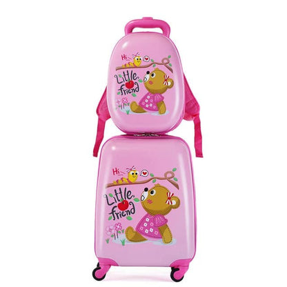 CabinMax, kids Luggage with Spinner Wheels, 2-Piece Set (Backpack and Carry-on), Kids Travel Bags, Kids Suitcase, Available in Different Models