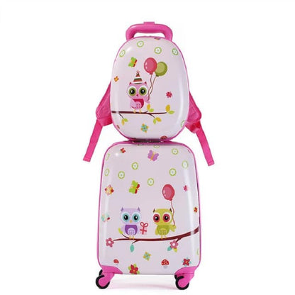 CabinMax, kids Luggage with Spinner Wheels, 2-Piece Set (Backpack and Carry-on), Kids Travel Bags, Kids Suitcase, Available in Different Models
