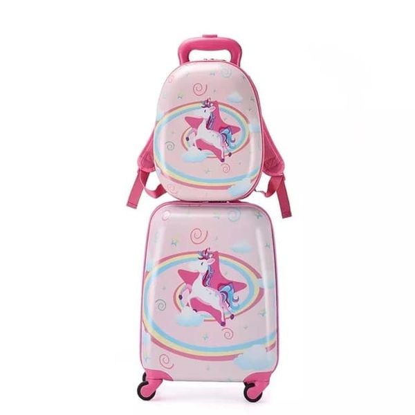 CabinMax, kids Luggage with Spinner Wheels, 2-Piece Set (Backpack and Carry-on), Kids Travel Bags, Kids Suitcase, Available in Different Models