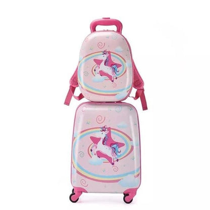 CabinMax, kids Luggage with Spinner Wheels, 2-Piece Set (Backpack and Carry-on), Kids Travel Bags, Kids Suitcase, Available in Different Models