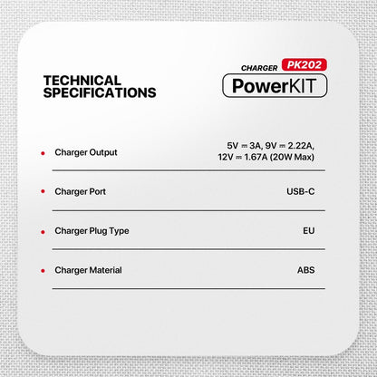Fantech, Power Kit Pk202Cc ? 20W Pd Fast Charging, Available in Different Models