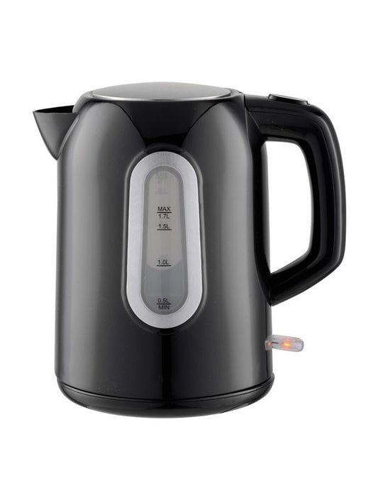 Campomatic, Kettle, 2200W, 1.7L, Black Plastic Body, Water Windows