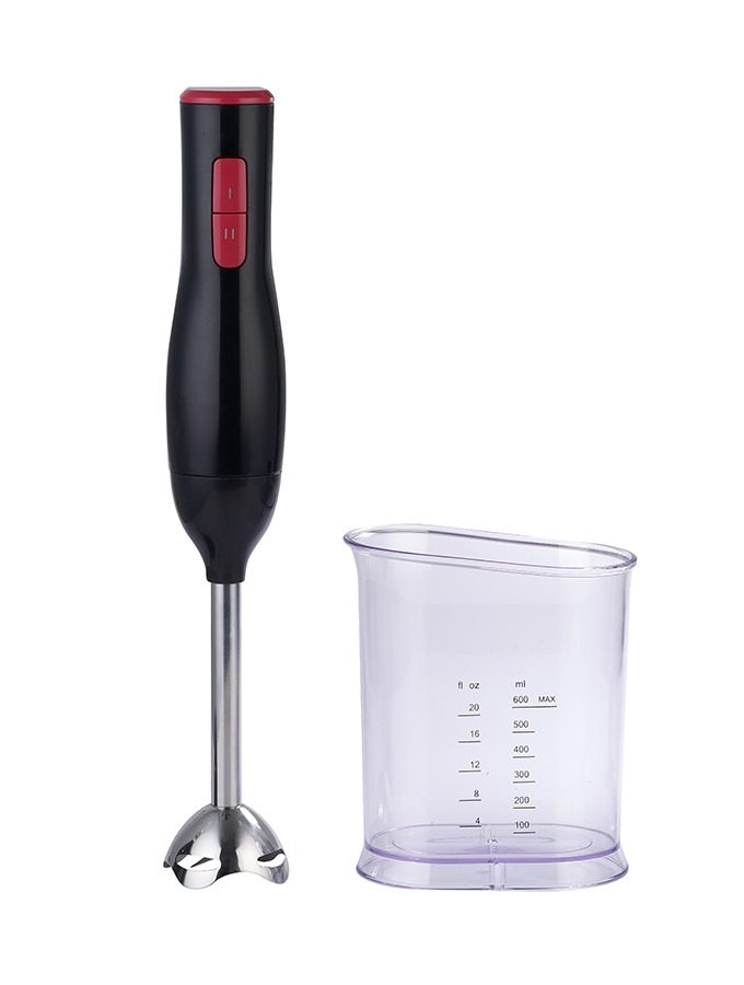 Campomatic, Stick Blender, 450W, 2 Speeds, Stainless Steel Stick, Measuring Cup, Black