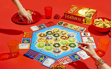 Catan, Board Game (Base Game) | Board Game for Adults and Family | Adventure Board Game | Ages 10+ | for 3 to 4 Players | Average Playtime 60 Minutes | Made by Catan Studio