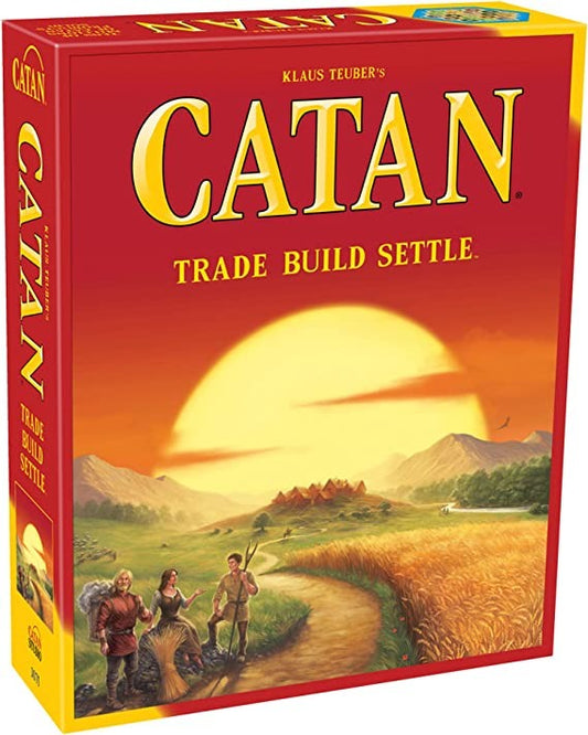 Catan, Board Game (Base Game) | Board Game for Adults and Family | Adventure Board Game | Ages 10+ | for 3 to 4 Players | Average Playtime 60 Minutes | Made by Catan Studio