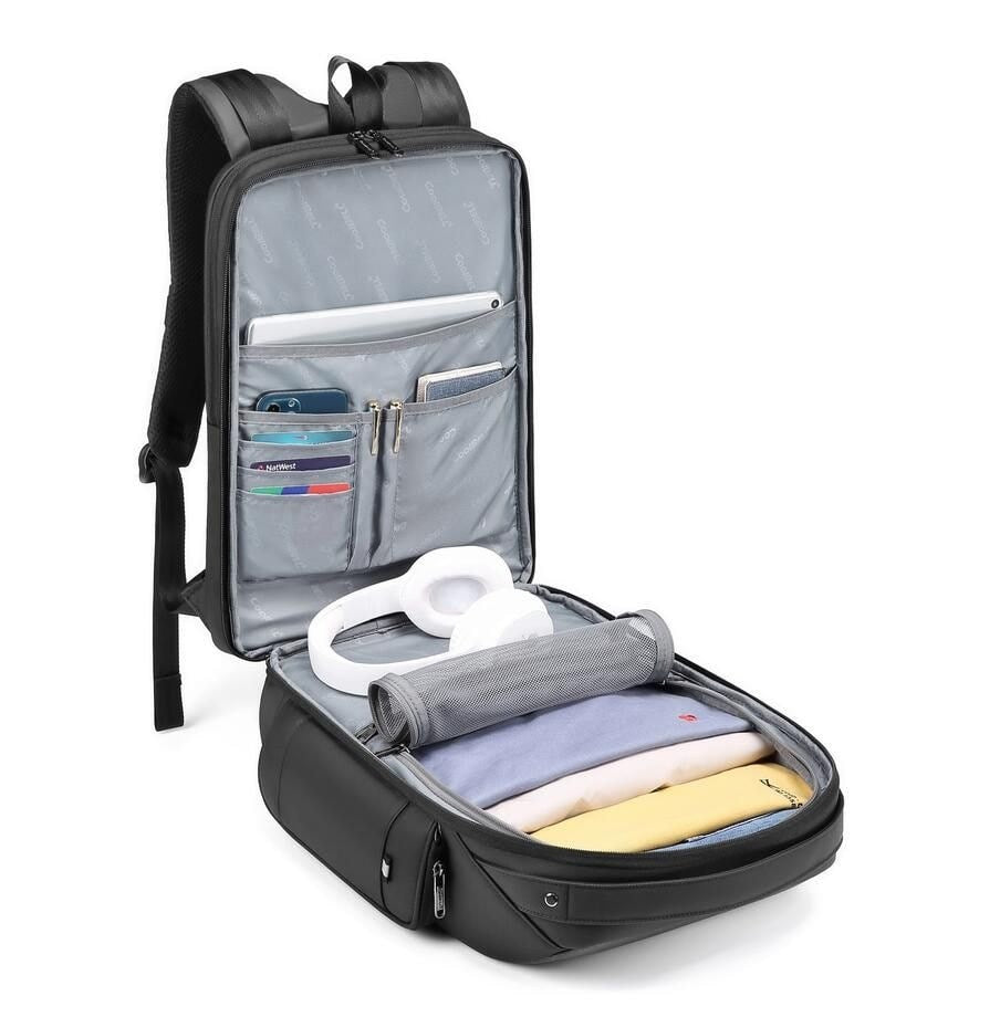 Coolbell, Travel Backpack, Business Laptop Backpack, Water Resistant, College Student Book Bag With Usb Charging Port