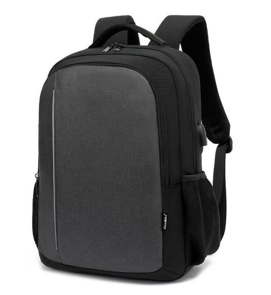 CoolBell, Travel Backpack, Business Laptop Backpack, Water Resistant Hiking School Backpack, College Student Book Bag With Usb Charging Port, Black
