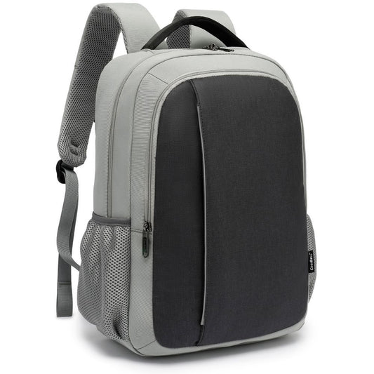 CoolBell, Travel Backpack, Business Laptop Backpack, Water Resistant, College Student Book Bag With Usb Charging Port, Grey