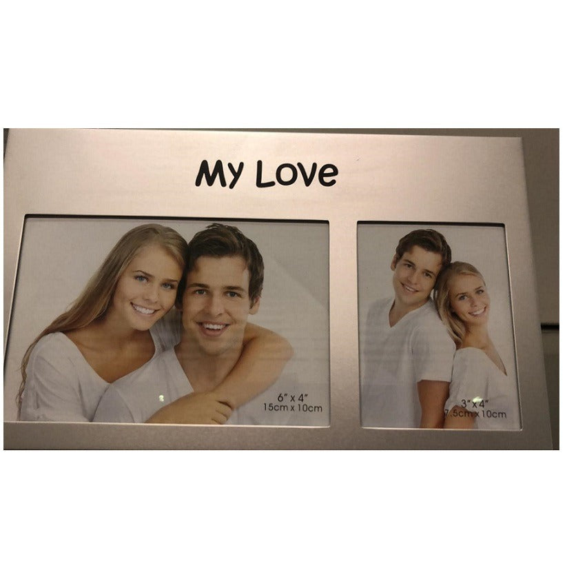 Photo Frame My Love Silver