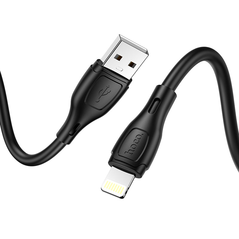 Hoco, X61 Ultimate Silicone Cable For Lightning, Available in Different Colors