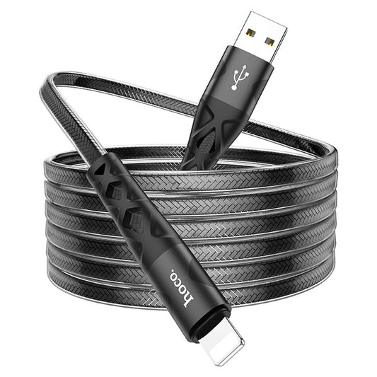 Hoco, U105 Treasure Jelly Braided Cable For Iphone, Available In Different Colors
