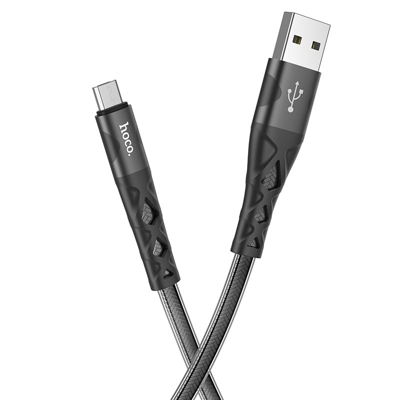 Hoco, U105 Treasure Jelly Braided Cable For Micro, Available In Different Colors