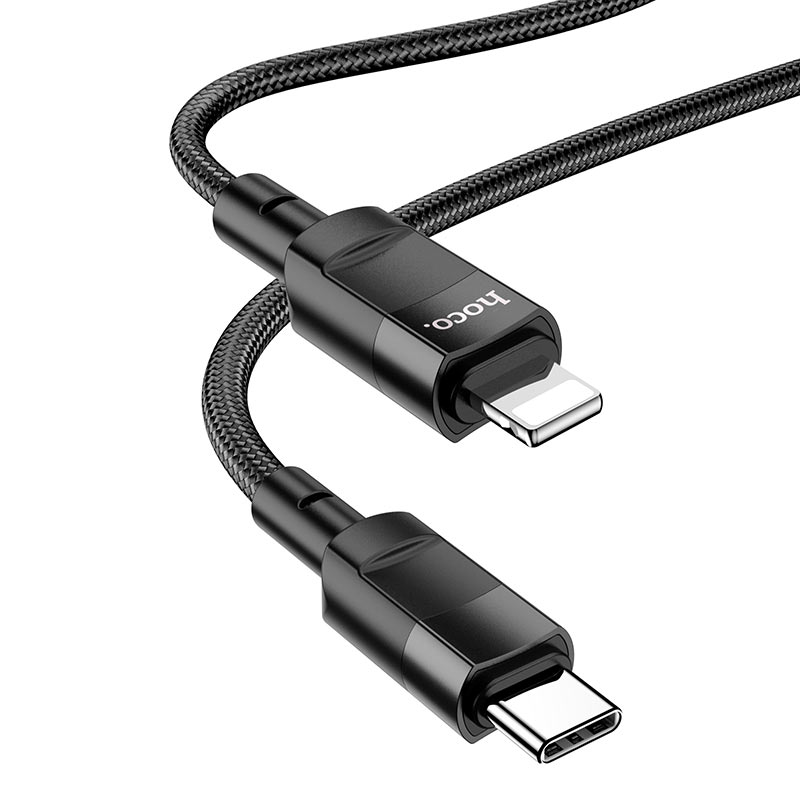 Hoco, U106 Ios Moulder Charging Data Cable, Available In Different Colors