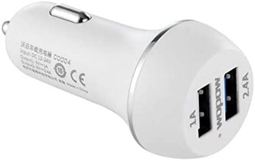 Wopow, Cd017 Mini Car Charger Dual Usb Output