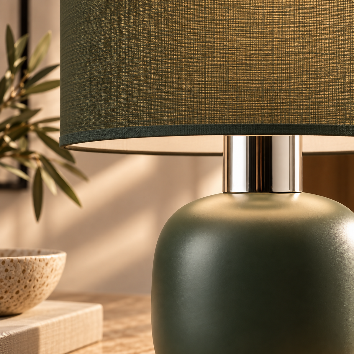 Olivia Green Table Lamp | TL-011-1