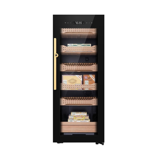 Campomatic High End Cigar Humidor Full Glass Front Design 1200 Cigars Capacity , CH1200