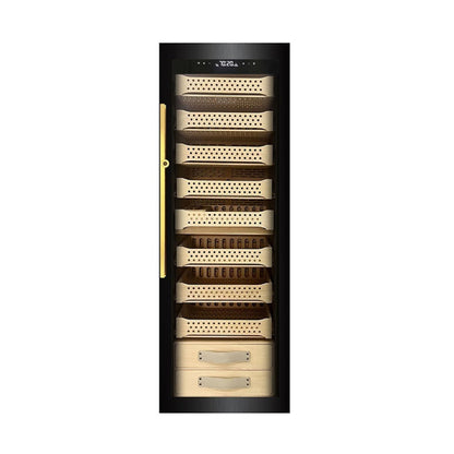 Campomatic High End Cigar Humidor Full Glass Front Design 1500 Cigars Capacity, CH1500