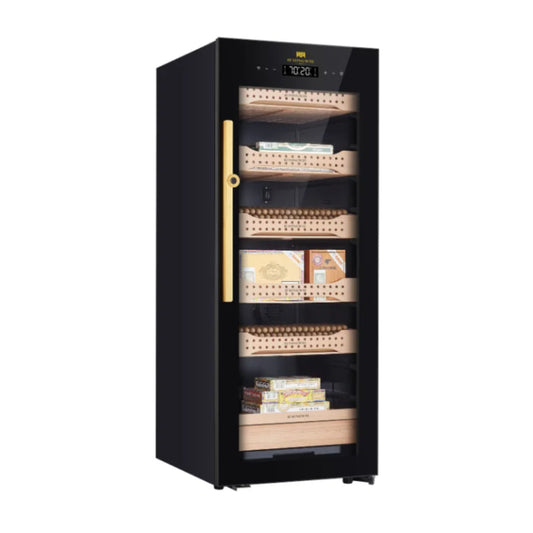 Hemingway, Electric Cigar Humidor with Cedar Wood Storage up to 900-1200 Cigars, CH200A