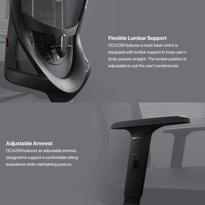 Fantech, Oc-A259S Black Office Chair