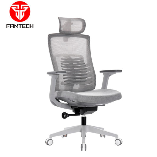 Fantech, OC1 Ergonomic Chair | 4D Headrest, Adjustable Lumbar, 3D Armrests Gray, CHAIR D58