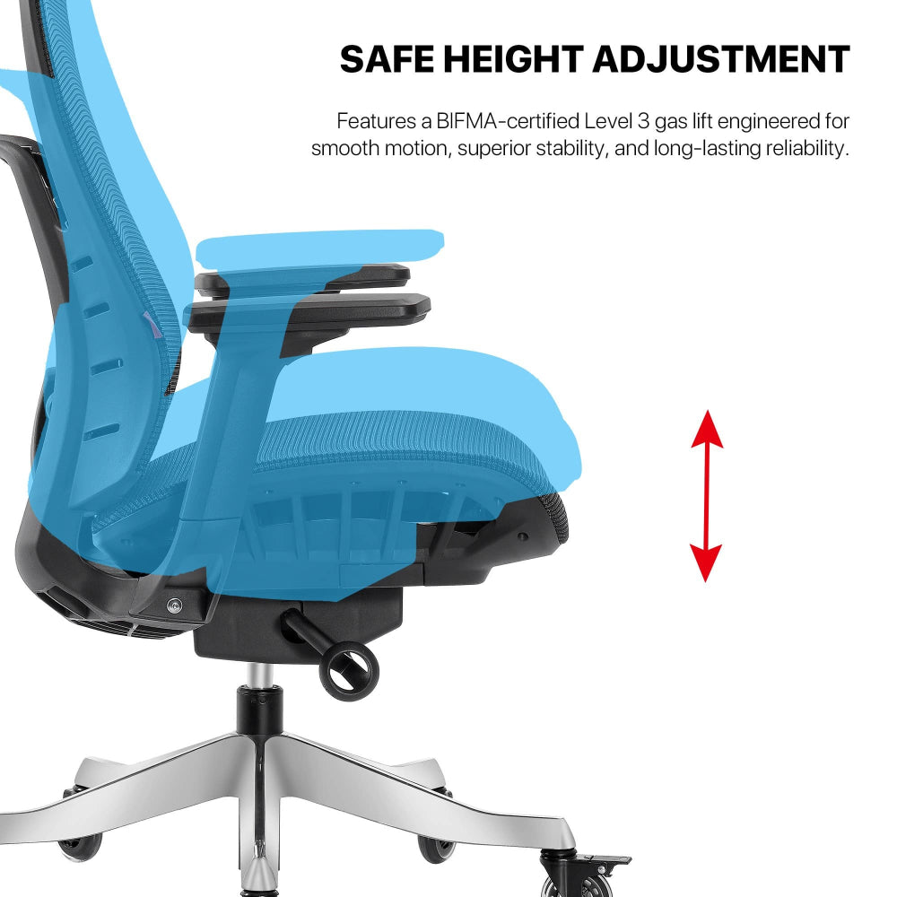 Fantech, OC1 PRO Professional Ergonomic Chair for All-Day Work Comfort Gray, CHAIR D60