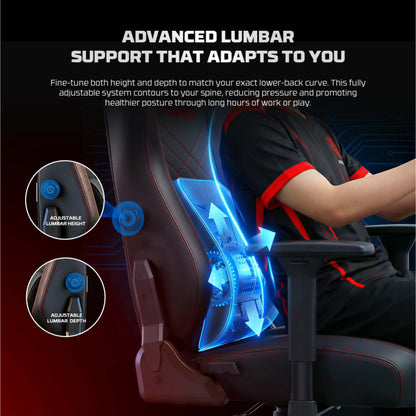 FANTECH NeoArc Pro GC284P Luxury PU Leather, Magnetic Memory Foam & Lumbar Support, Ultimate Comfort Fully Adjustable Features