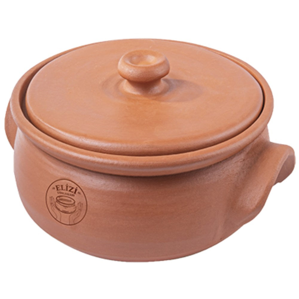 Elizi, Clay Pot Handmade Small Size-Lined 12x21cm , CLAY-EL011