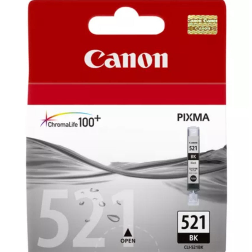 Canon, Black Ink Tank, CLI-521BK