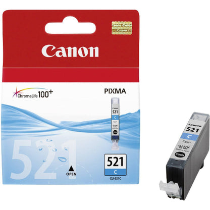 Canon, Cyan Ink Tank (Inkjet), CLI-521C